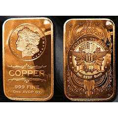 3 X 2012 LTD EDITION US MINT 1 OZ .999 PURE COPPER MORGAN INGOT WITH SUEDE POUCH!